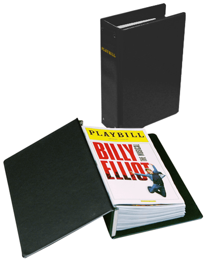 The Basic Playbill Binder - Storage for Your Playbill Collection