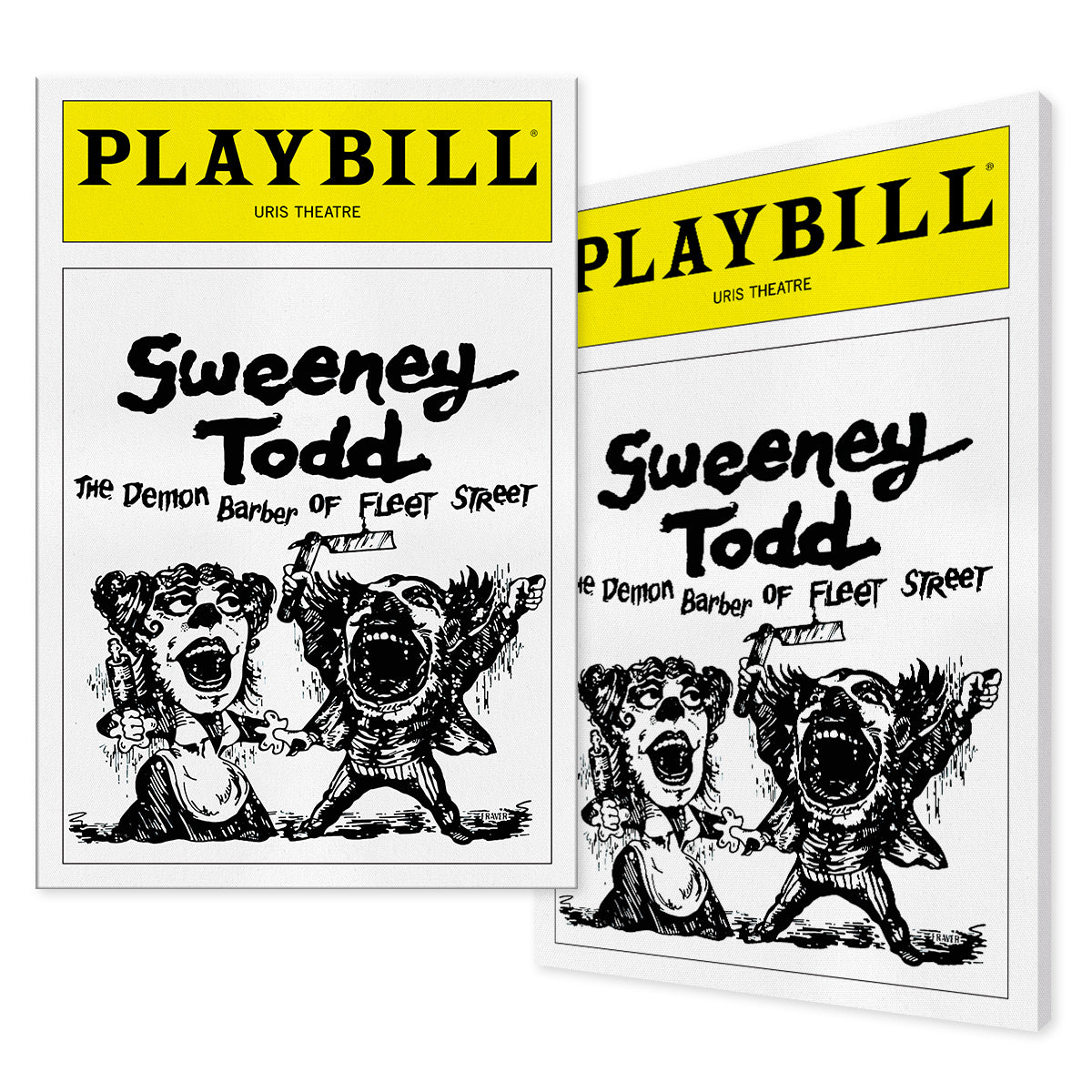 Playbill® Sweeney Todd Canvas