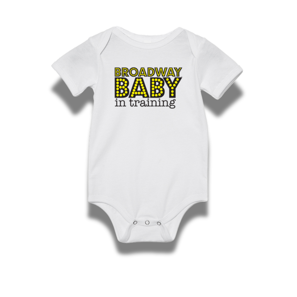 Playbill Broadway Baby Onesie