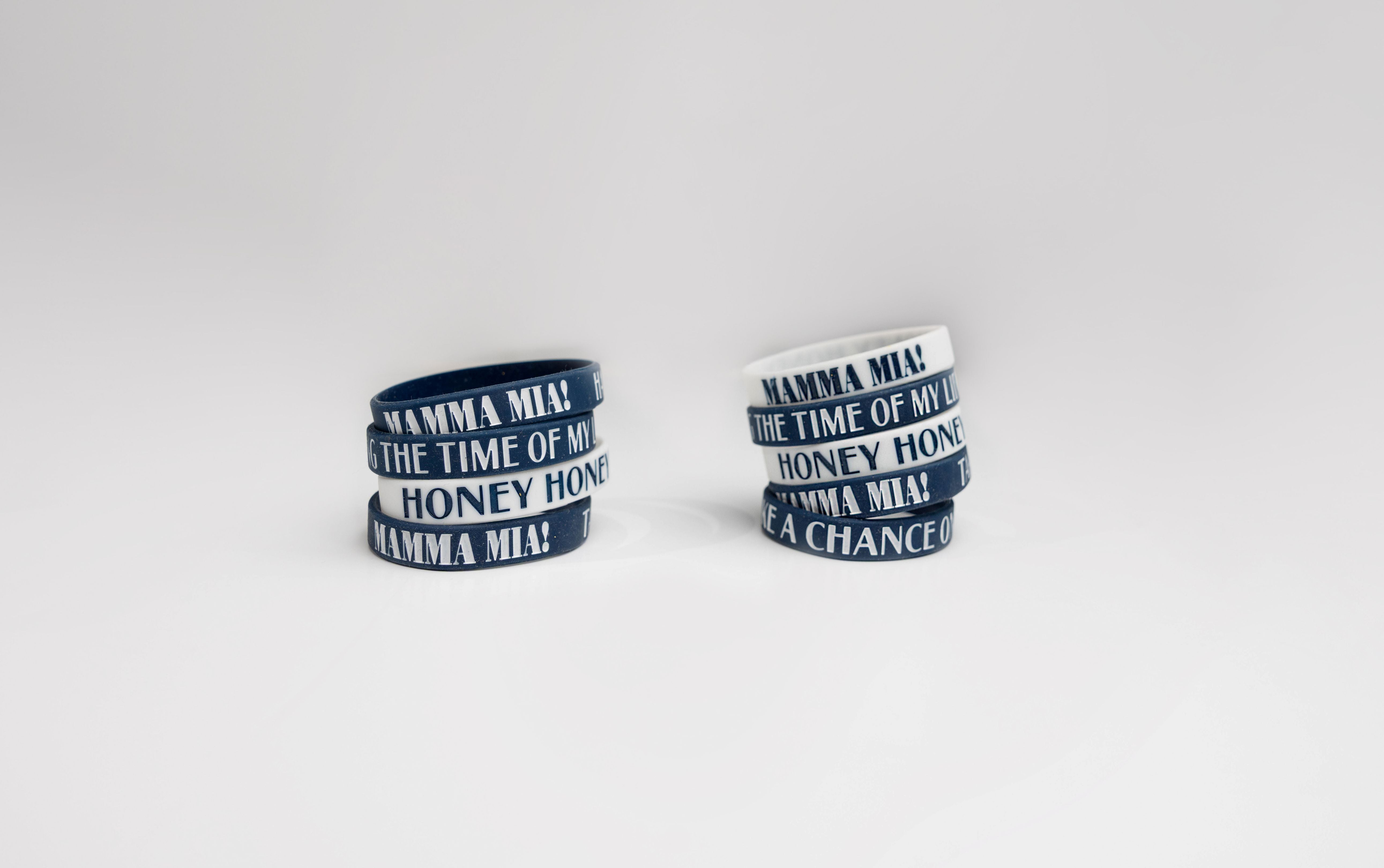 Mamma Mia! Broadway 2025 Silicone Wristband Set