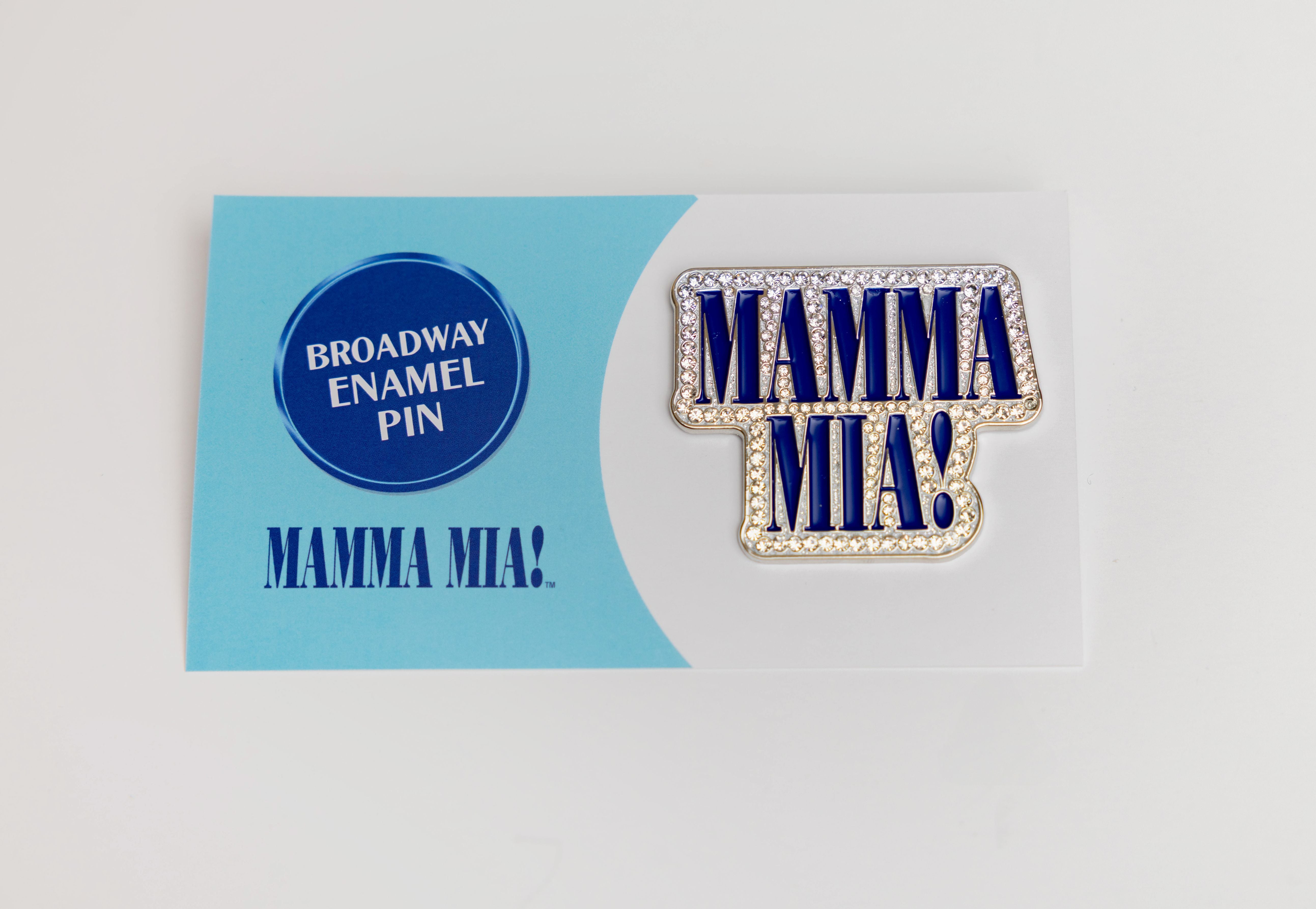 Mamma Mia! Broadway 2025 Rhinestone Lapel Pin