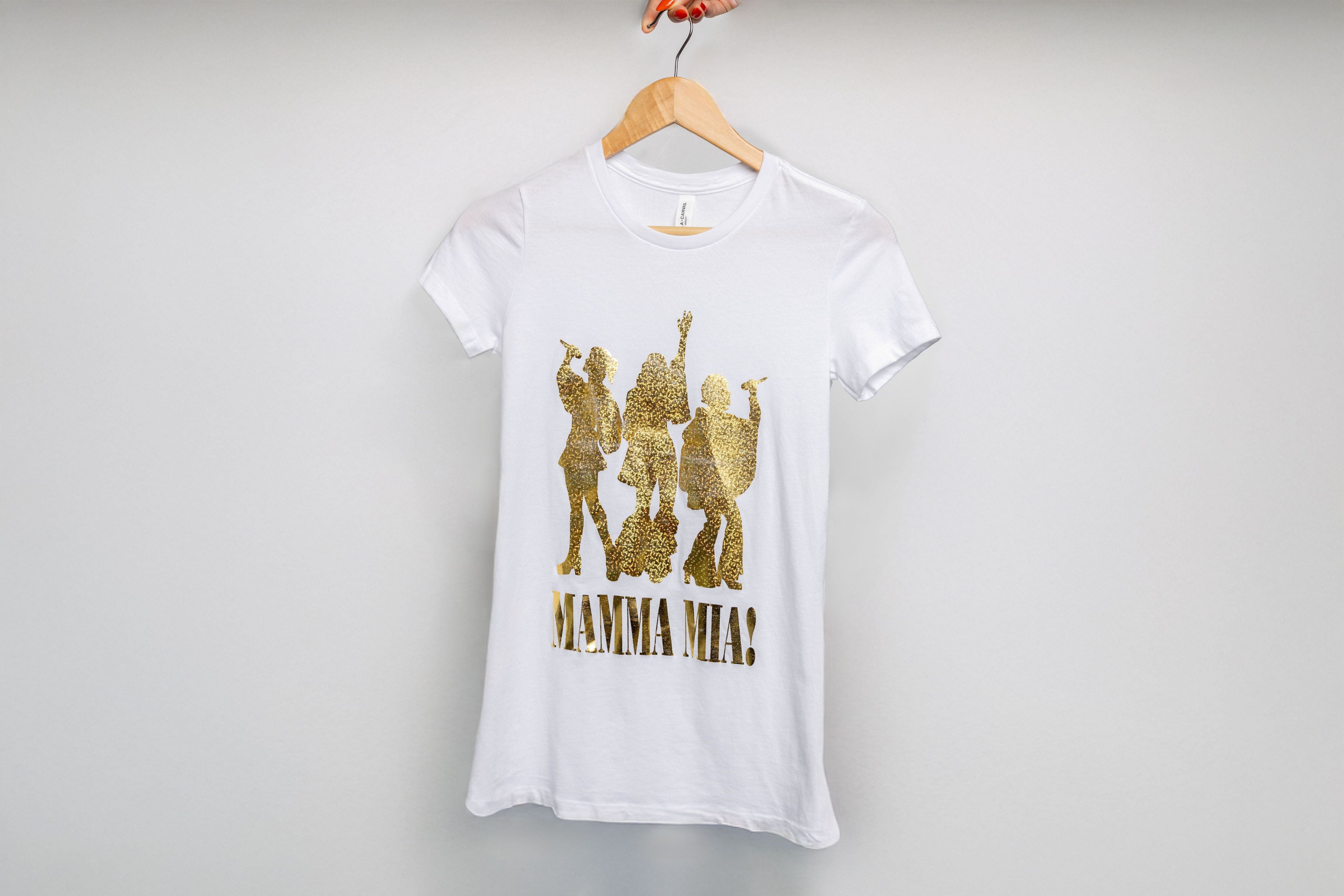 Mamma Mia! Broadway 2025 Dynamos Tee - White