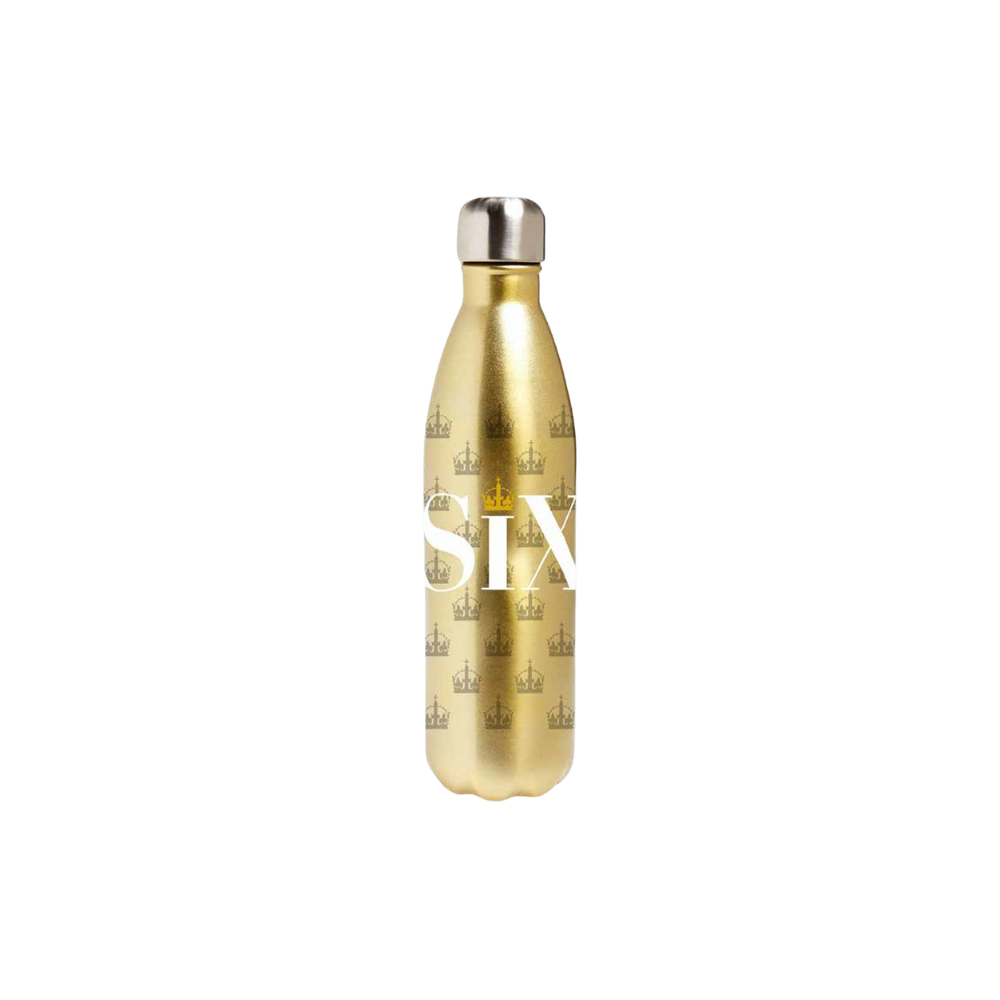 Six the Broadway Musical Water Bottle