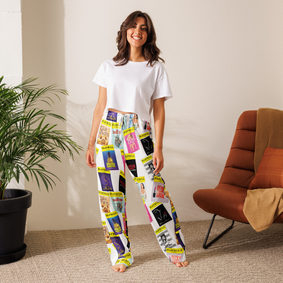 CUSTOM - Playbill All-Over Print Women's Pajama Pants - Choose 10 Favorites from 70+ Covers
