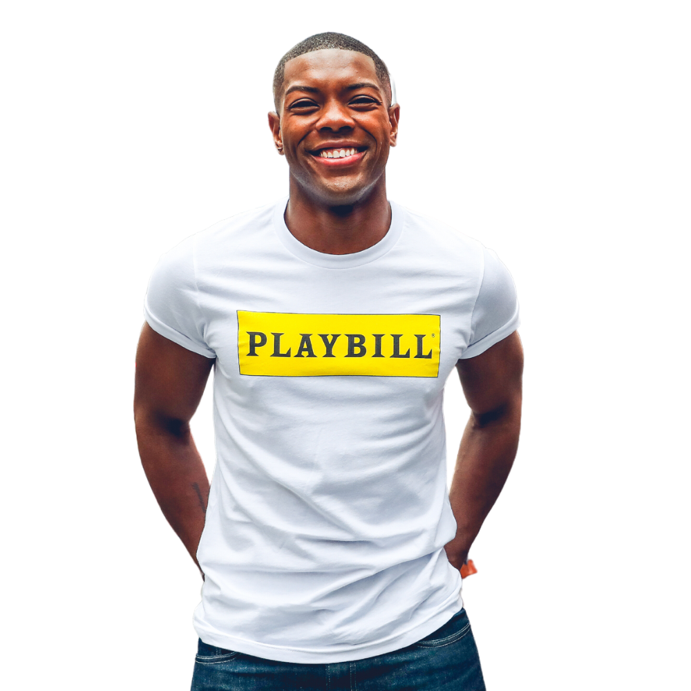White Playbill Logo T-Shirt