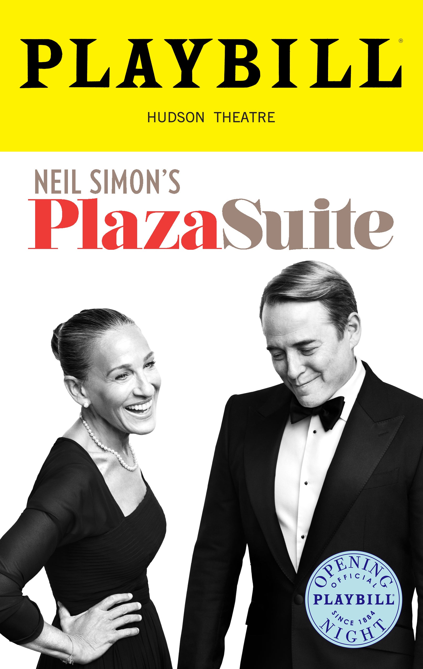 Plaza Suite Limited Edition Official Opening Night Playbill