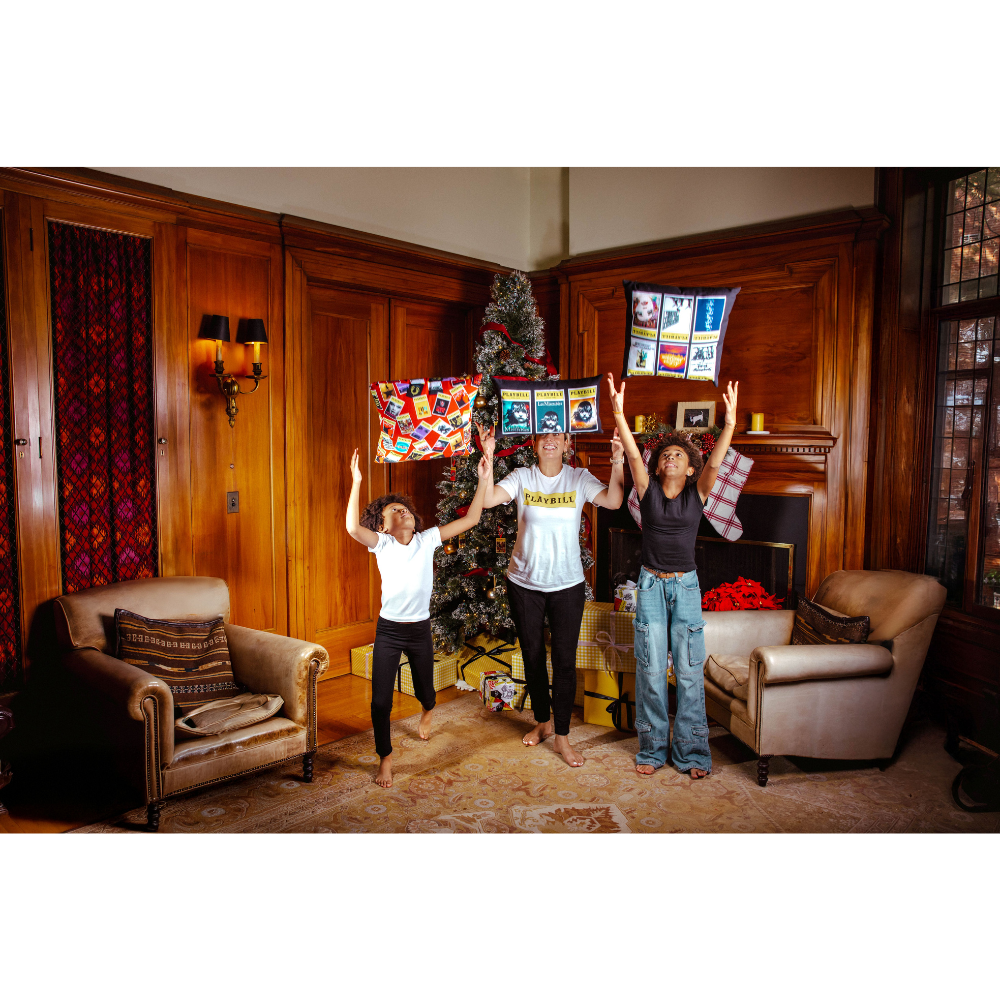 Playbill Sondheim Throw Pillow