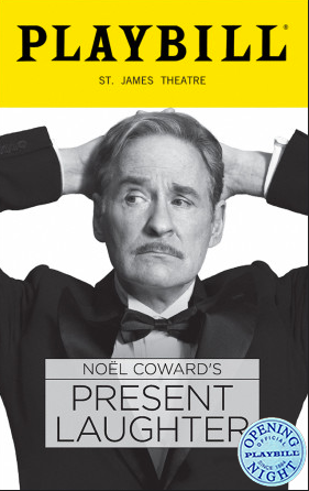 Present Laughter the Broadway Play Limited Edition Official Opening Night Playbill