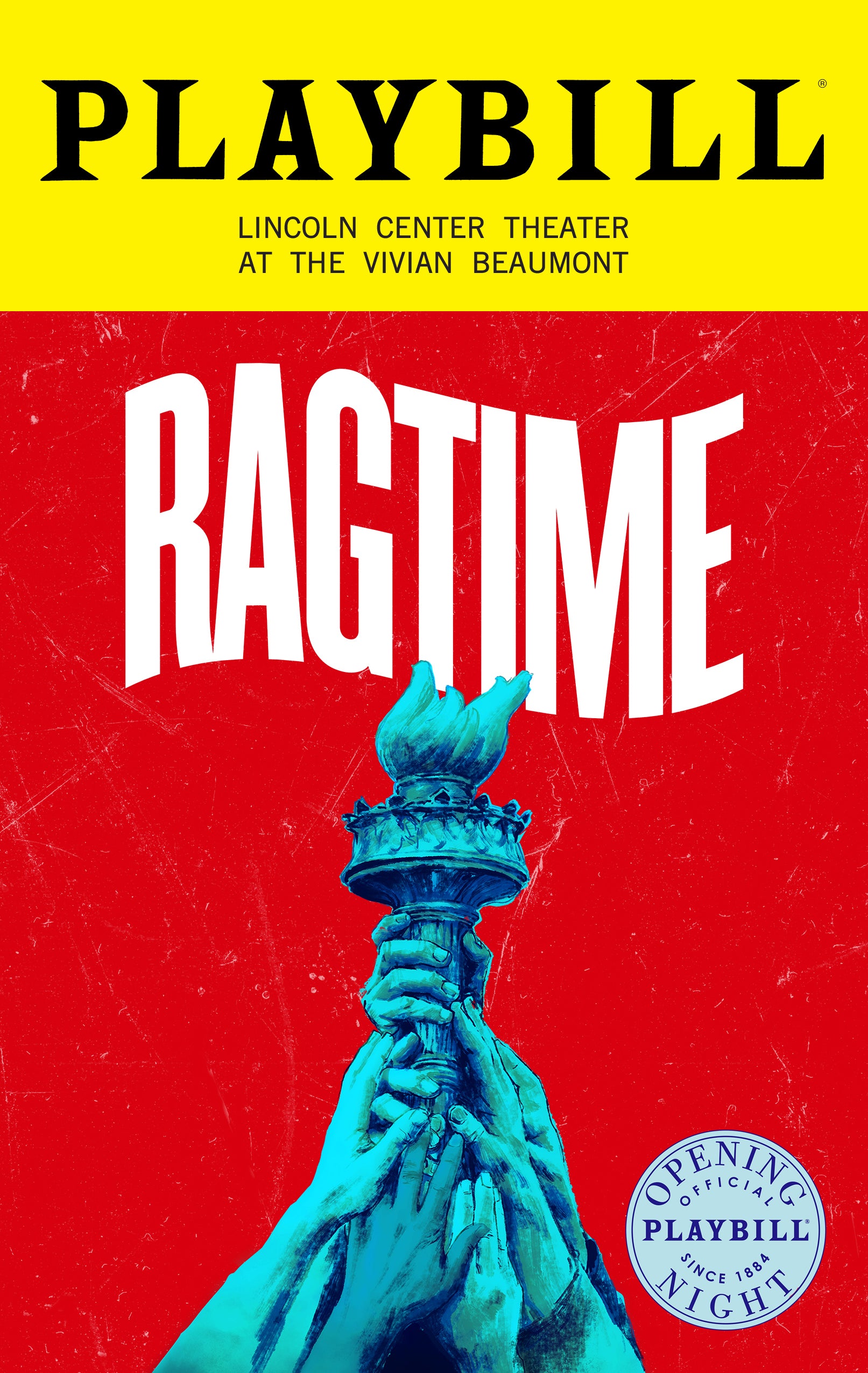 Ragtime 2025 Revival Limited Edition Official Opening Night Playbill