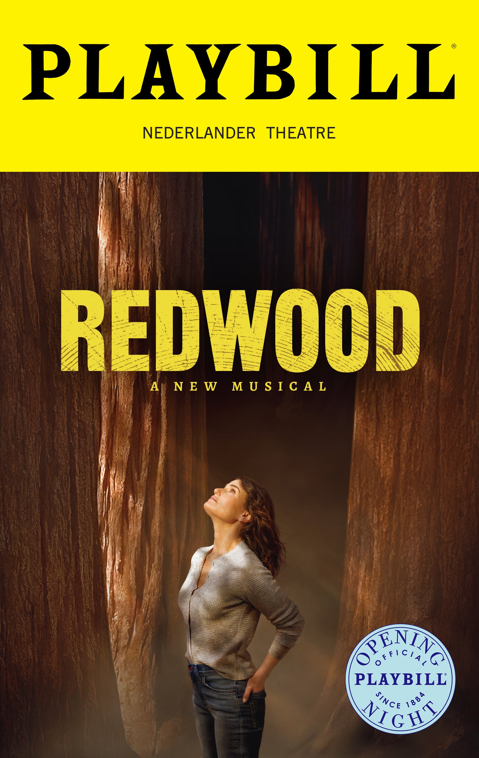 Redwood Limited Edition Official Opening Night Playbill