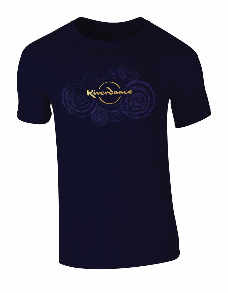 Riverdance 30th Anniversary Logo Tee - Navy