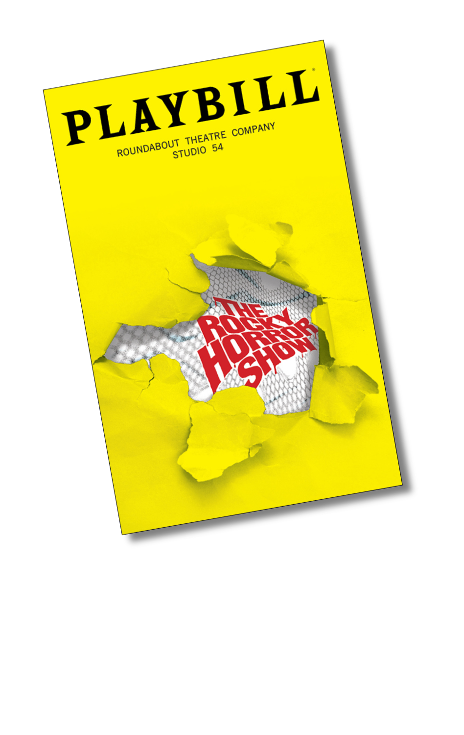 The Rocky Horror Show Playbill Sticker