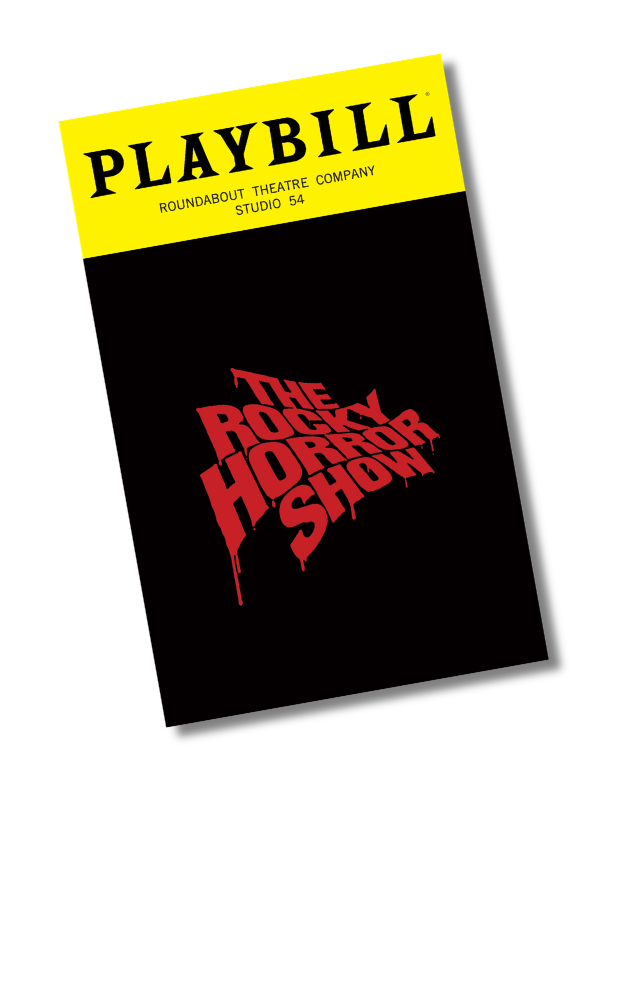 The Rocky Horror Show Playbill Sticker