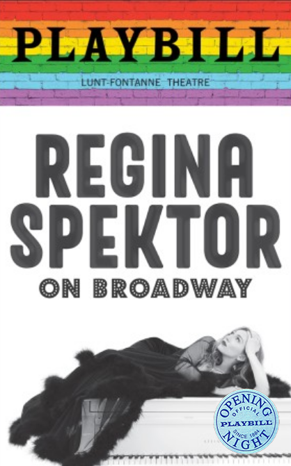 Regina Spektor on Broadway Limited Edition Official Opening Night Playbill