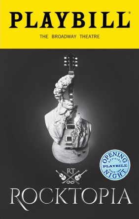 Rocktopia Limited Edition Official Opening Night Playbill