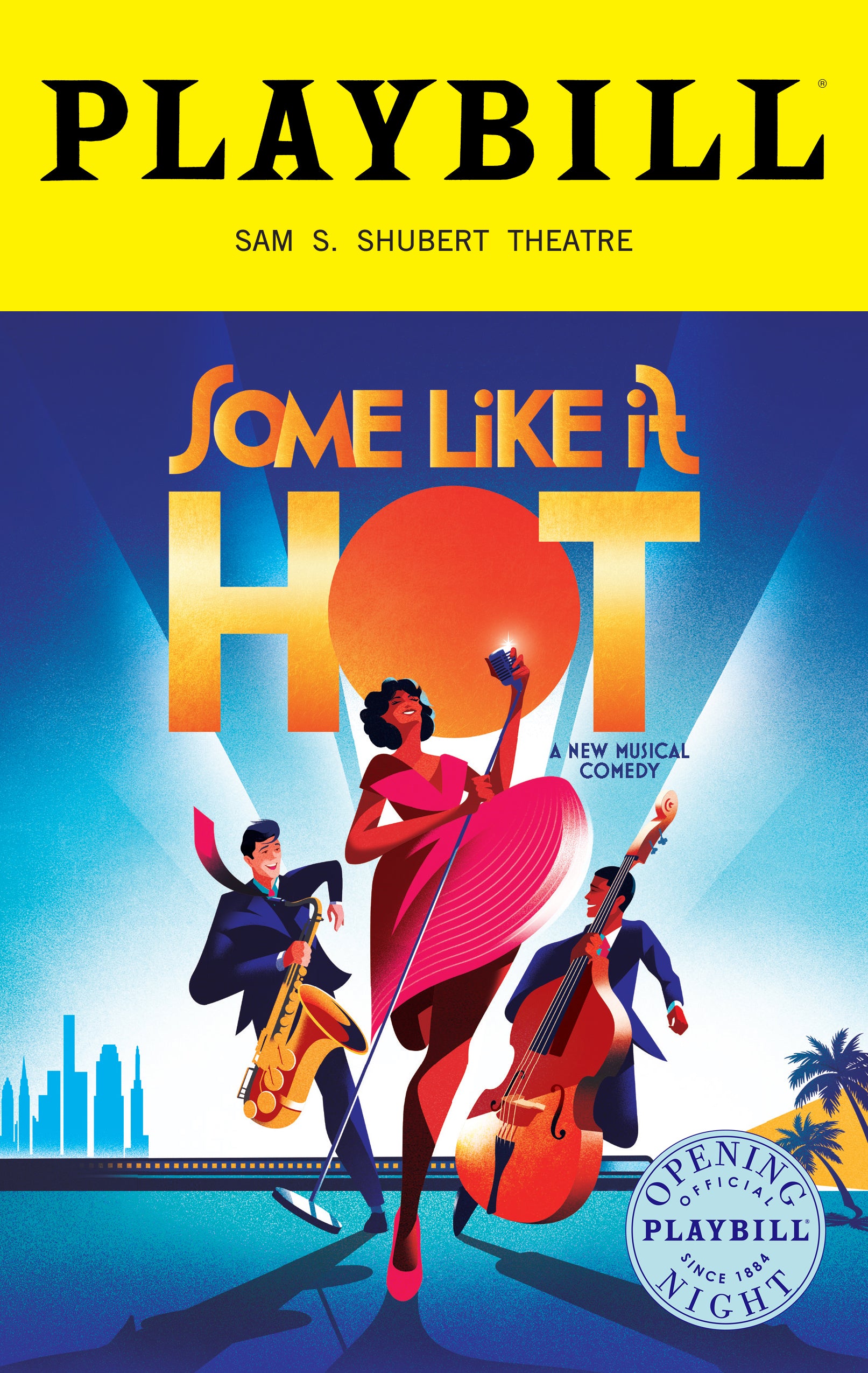 Some Like It Hot Limited Edition Official Opening Night Playbill