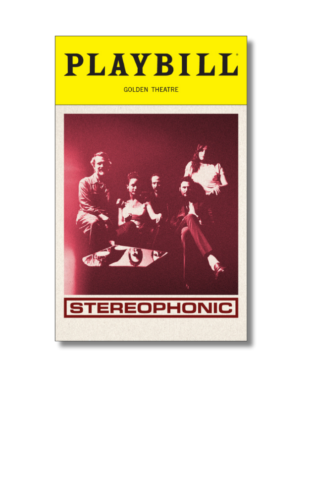 Stereophonic Playbill Sticker