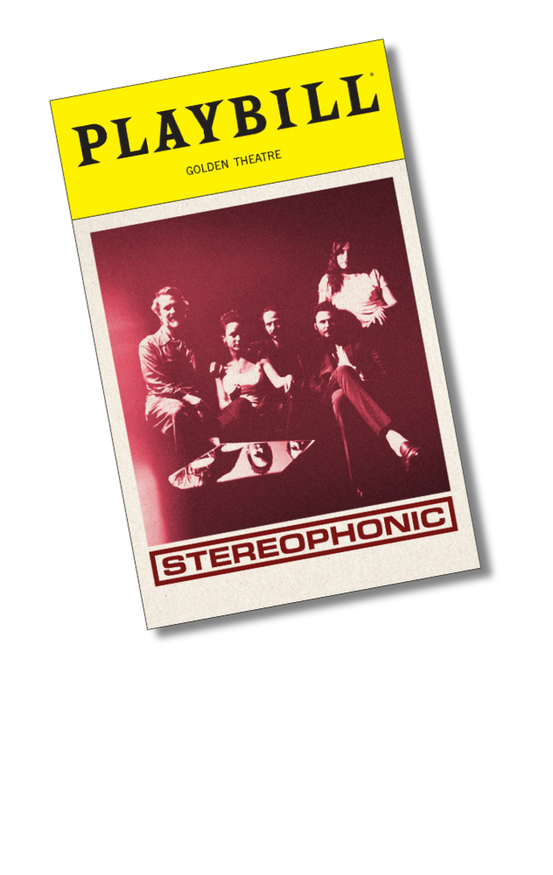 Stereophonic Playbill Sticker