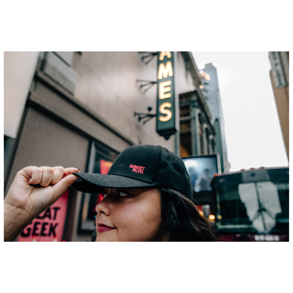 SUNSET BLVD. Baseball Cap - Black