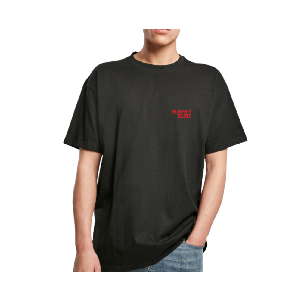 SUNSET BLVD. Logo Tee - Black