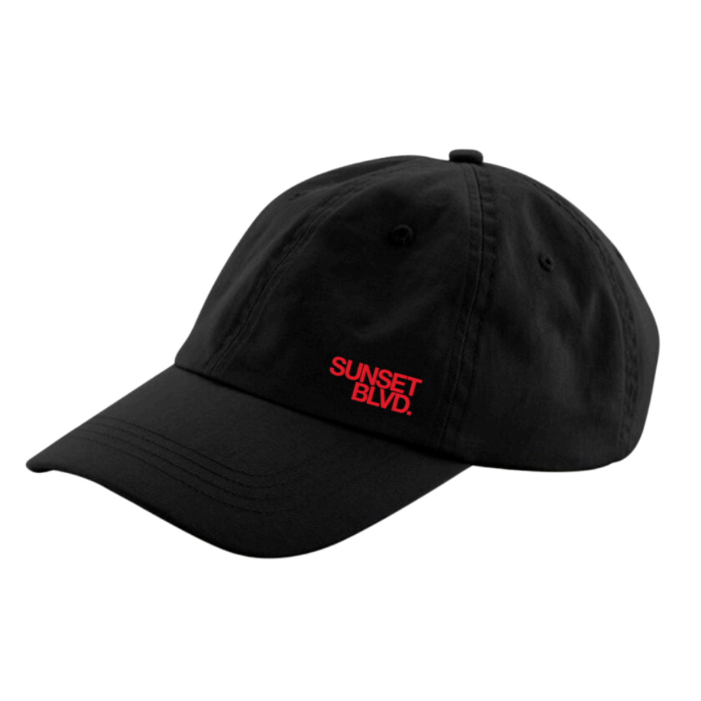 SUNSET BLVD. Baseball Cap - Black