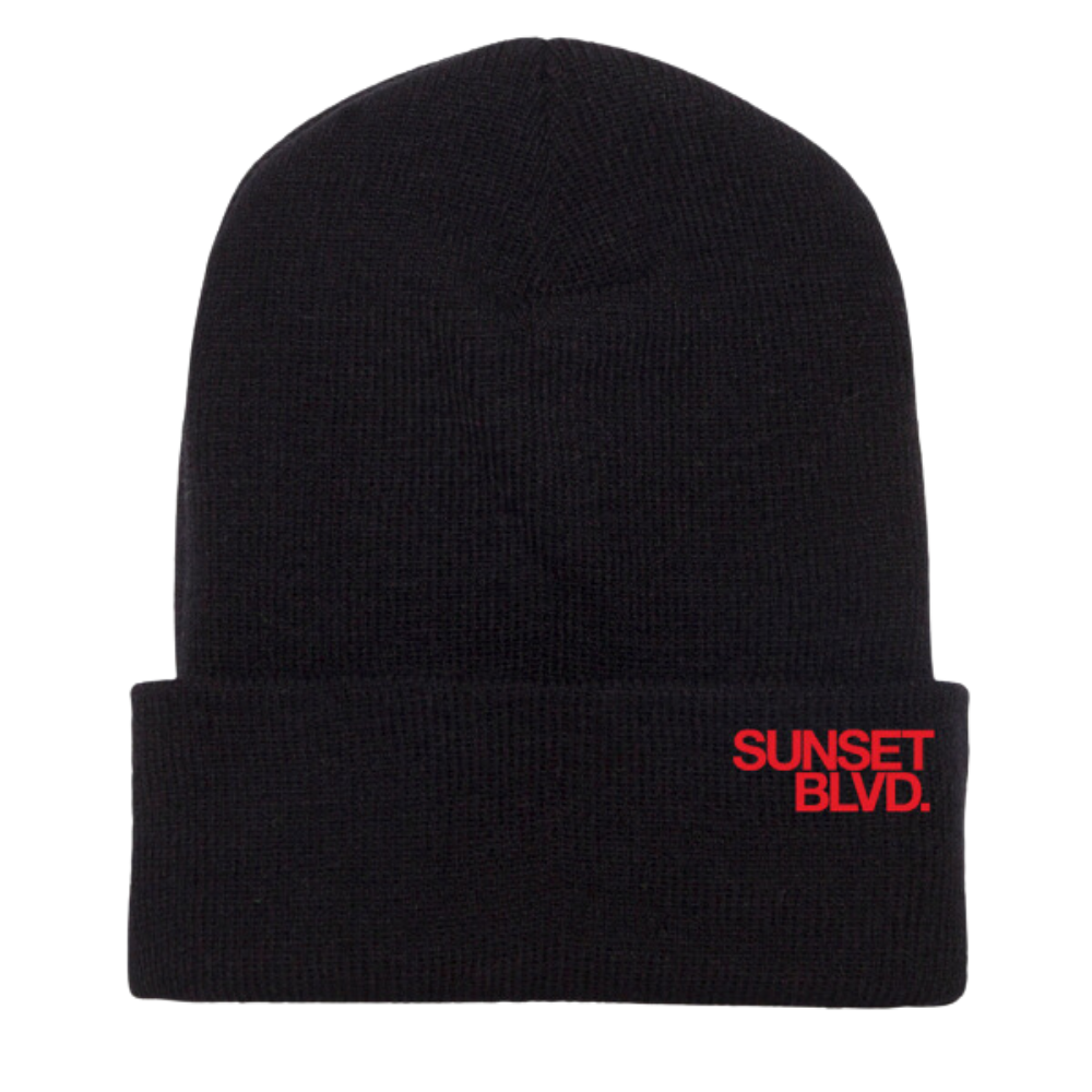 SUNSET BLVD. Beanie - Black