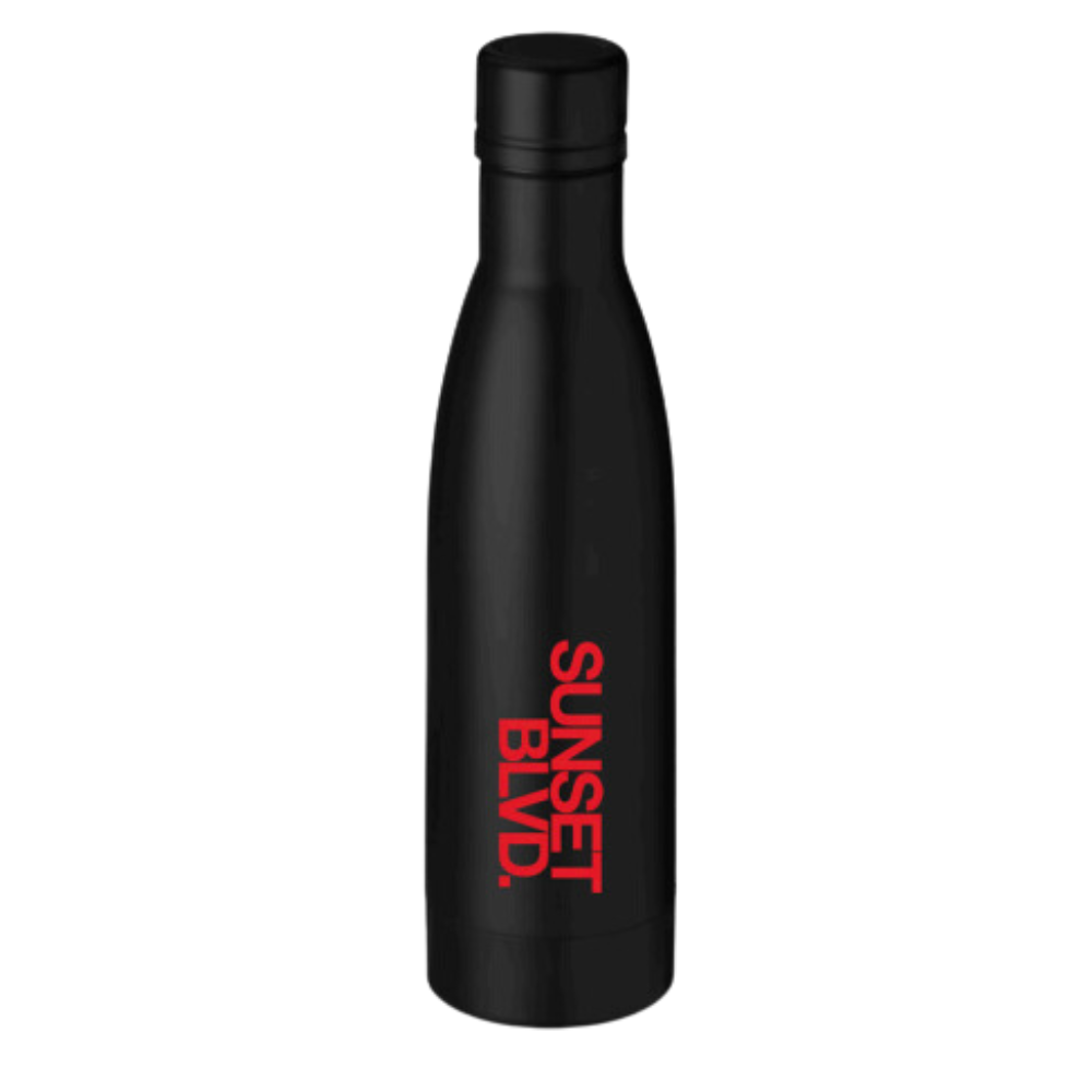 SUNSET BLVD. Water Bottle - Black