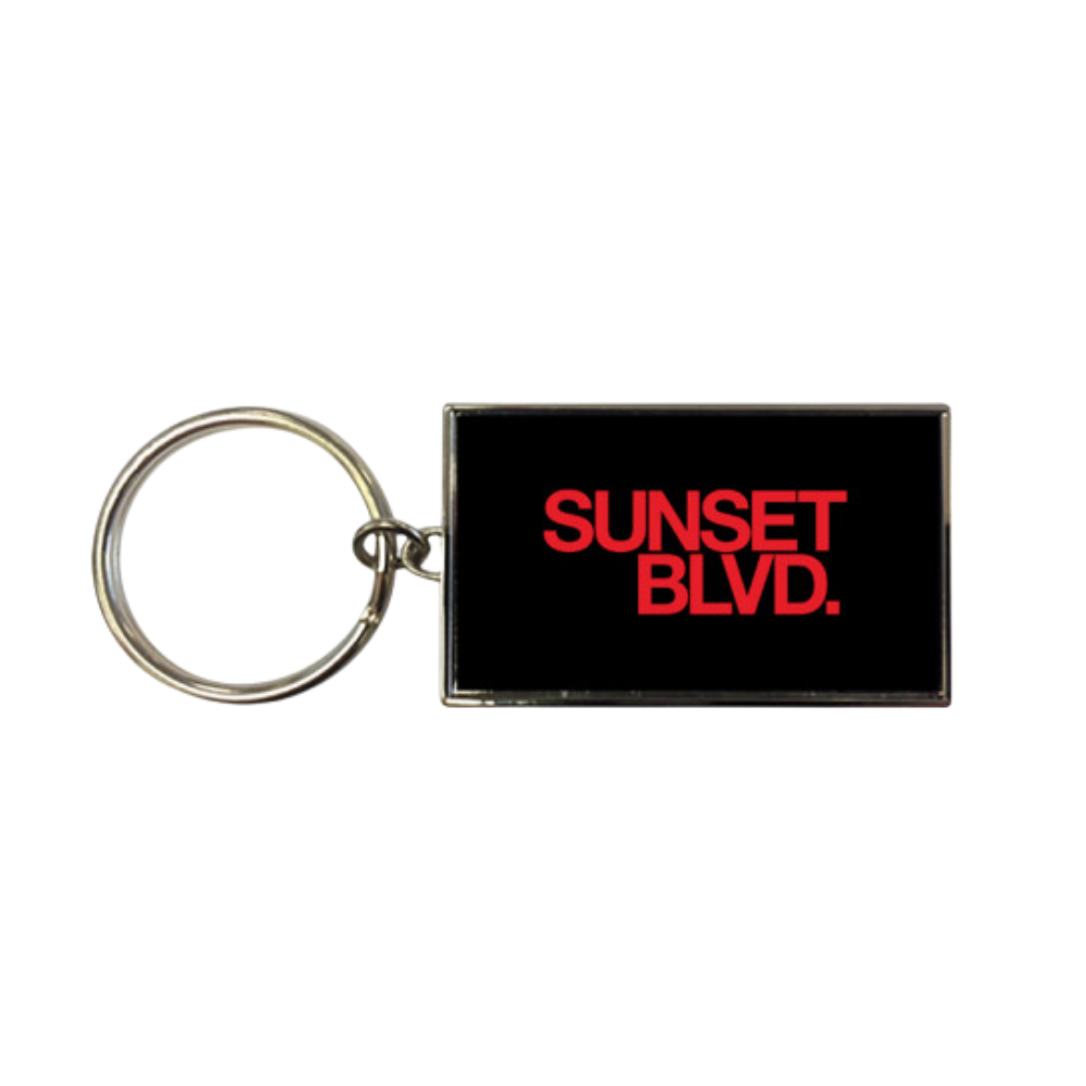 SUNSET BLVD. Logo Keychain