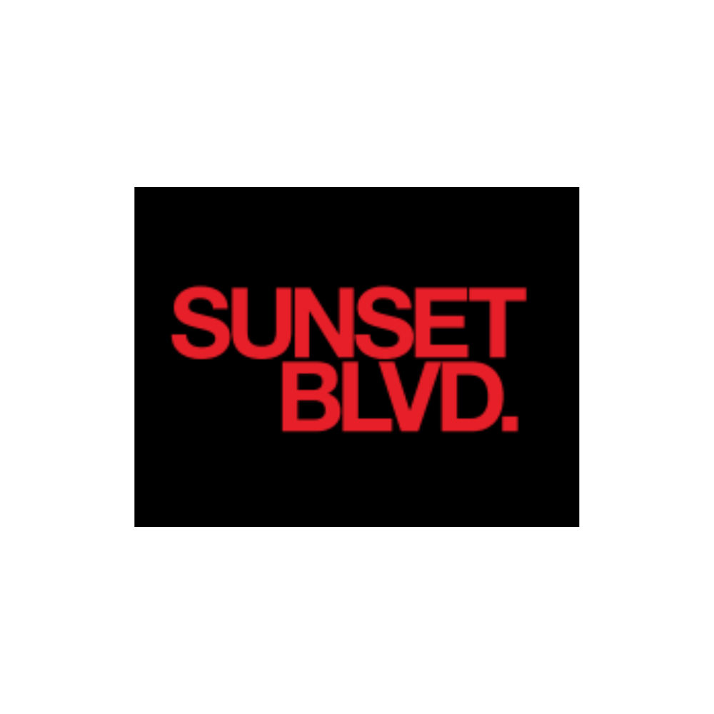 SUNSET BLVD. Logo Magnet