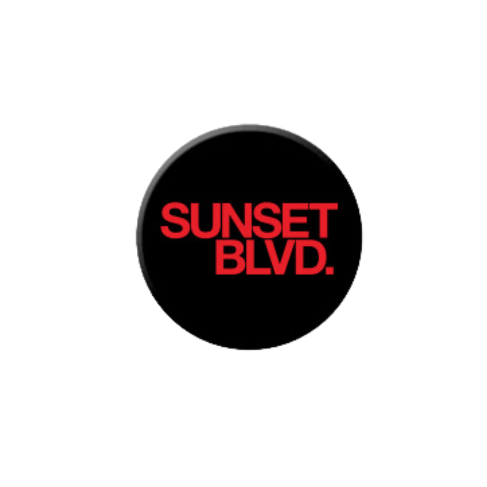 SUNSET BLVD. Round Epoxy Lapel Pin