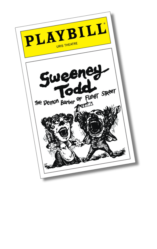 Sweeney Todd Playbill Sticker