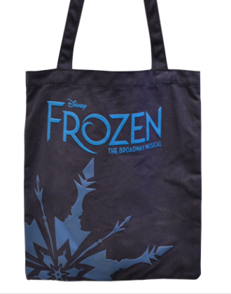Frozen the Musical Logo Tote Bag