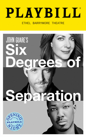 Six Degrees of Separation Limited Edition Official Opening Night Playbill