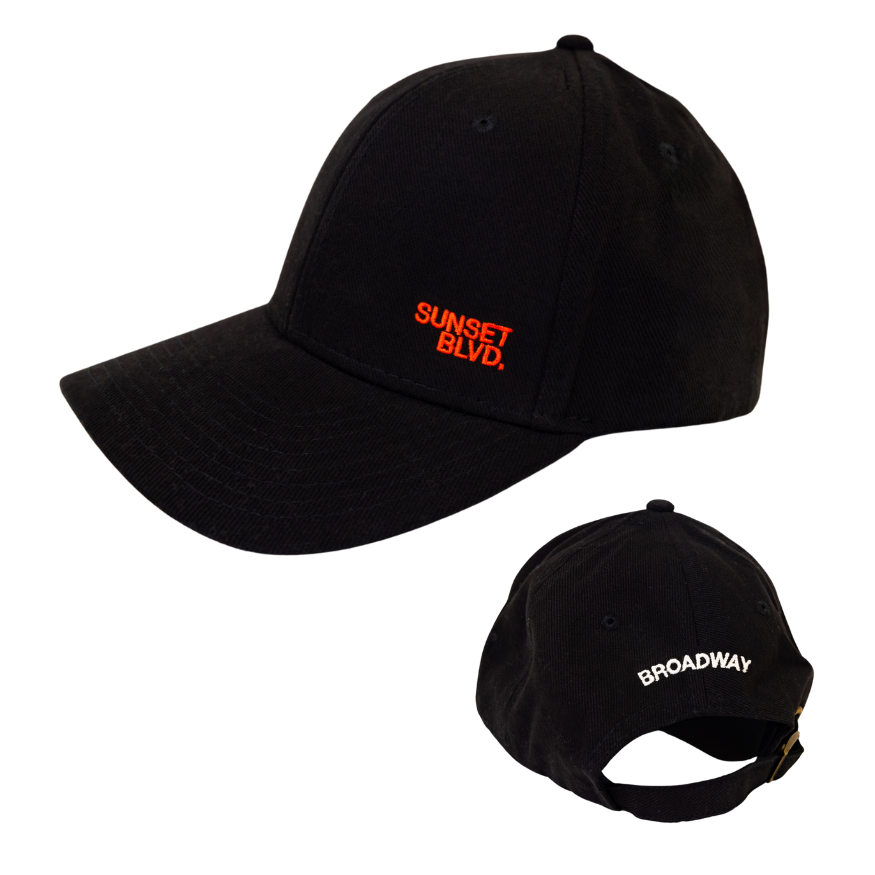 SUNSET BLVD. Baseball Cap - Black