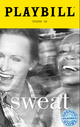 Sweat Limited Edition Official Opening Night Playbill