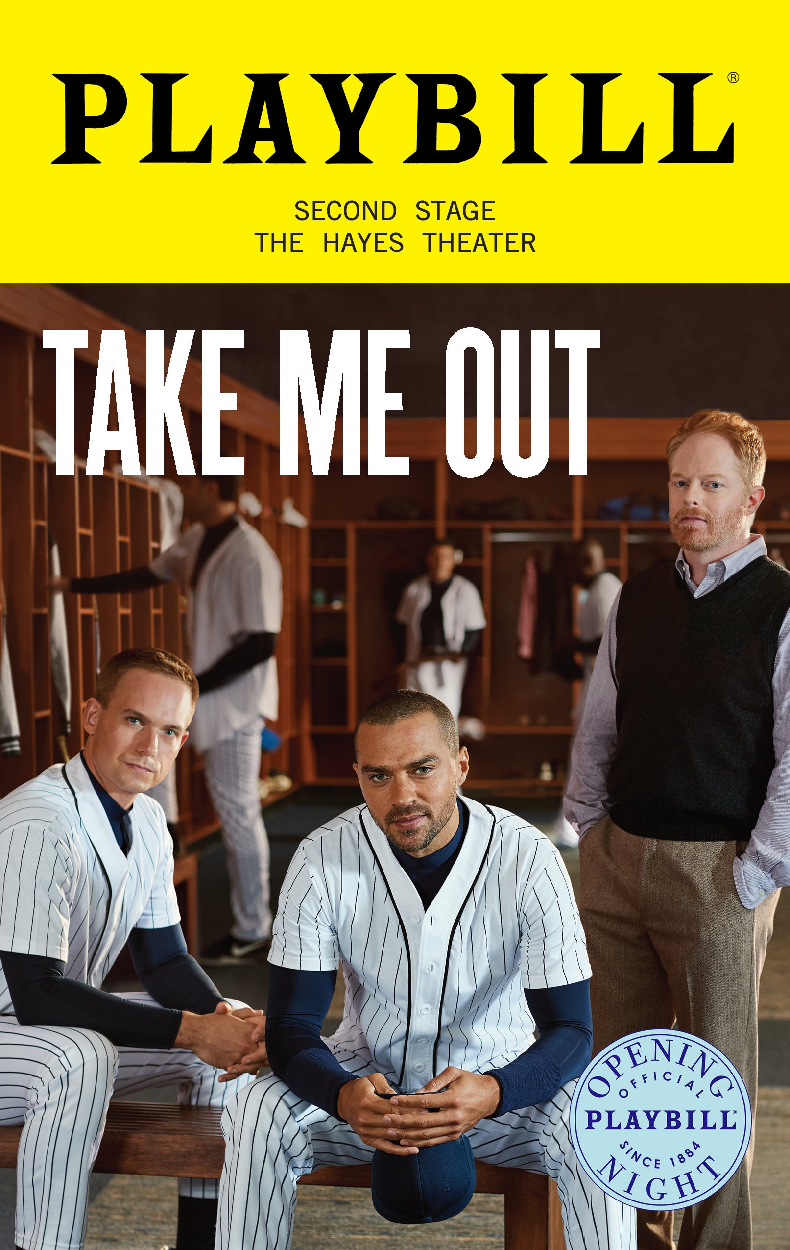 Take Me Out Limited Edition Official Opening Night Playbill