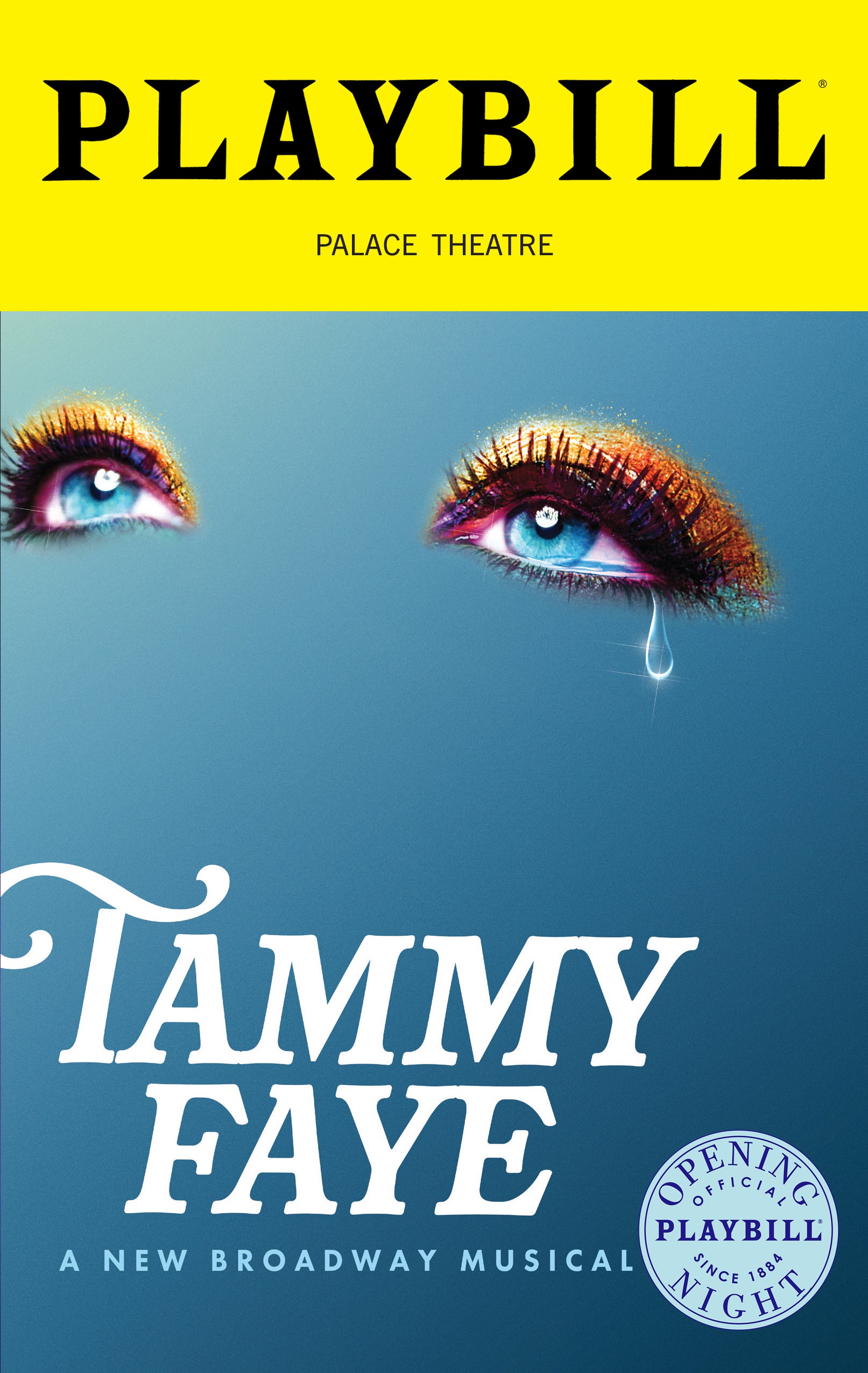 Tammy Faye Limited Edition Official Opening Night Playbill