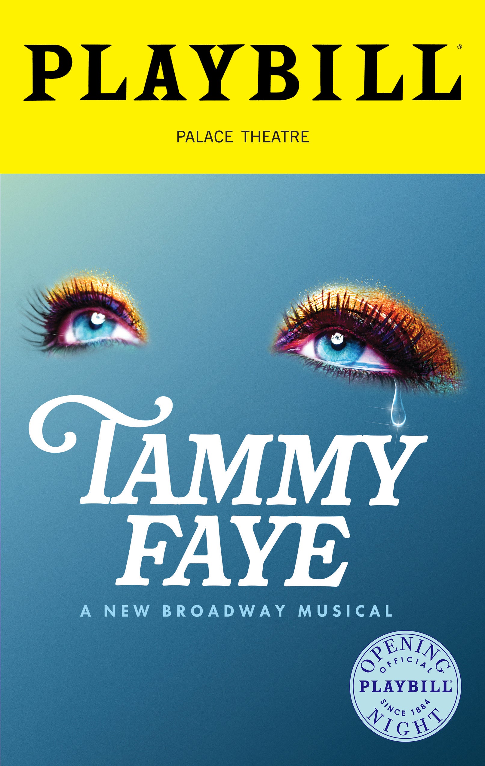 Tammy Faye Limited Edition Official Opening Night Playbill