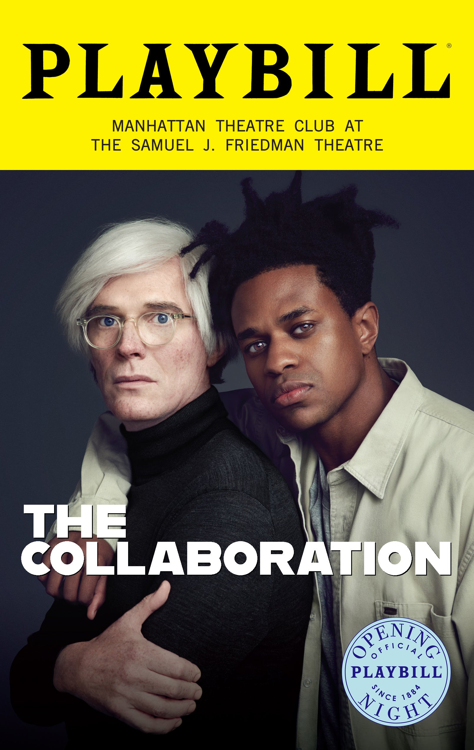 The Collaboration Limited Edition Official Opening Night Playbill