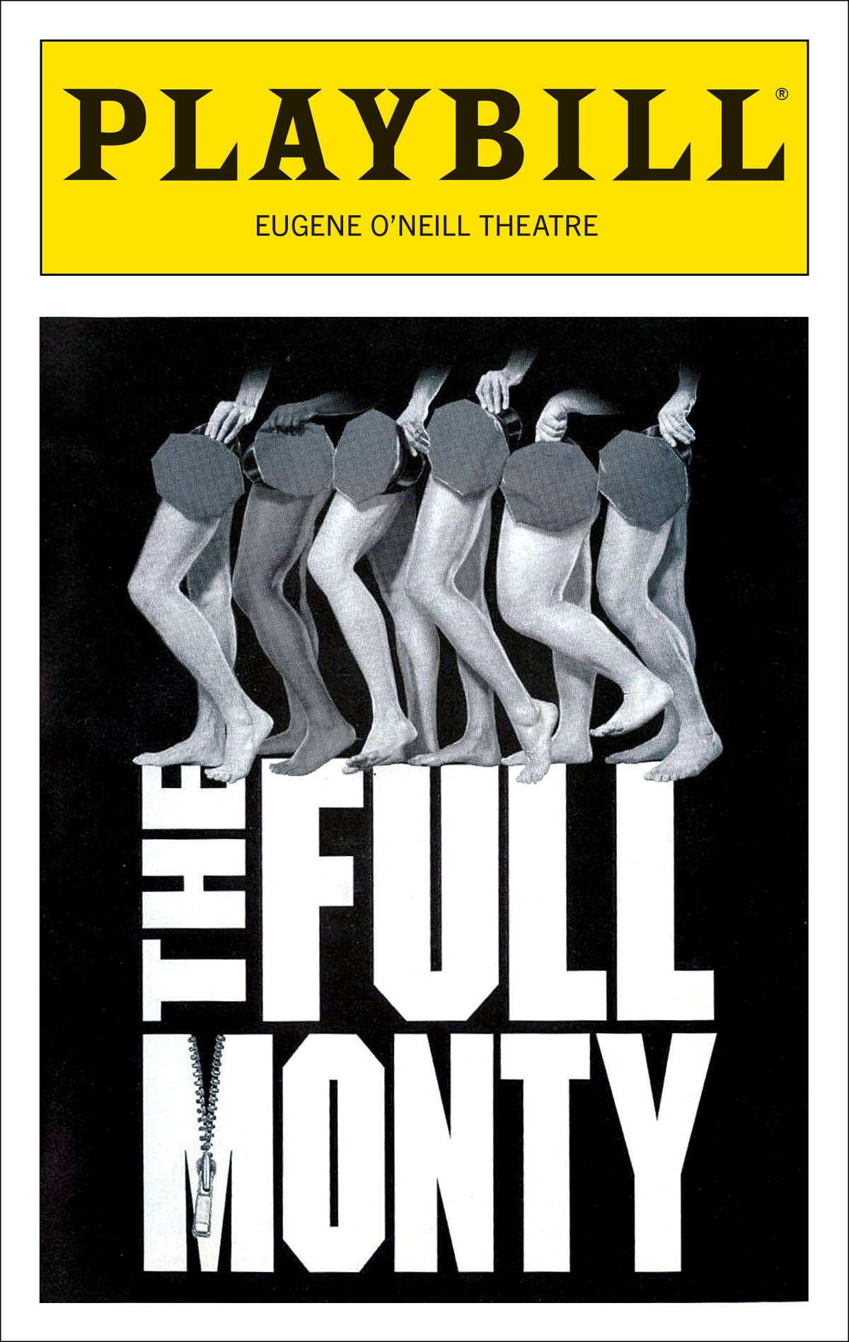 The Full Monty 2000 Limited Edition Official Opening Night Playbill featuring Patrick Wilson, Andre De Shields, Jason Daniely, and Emily Skinner
