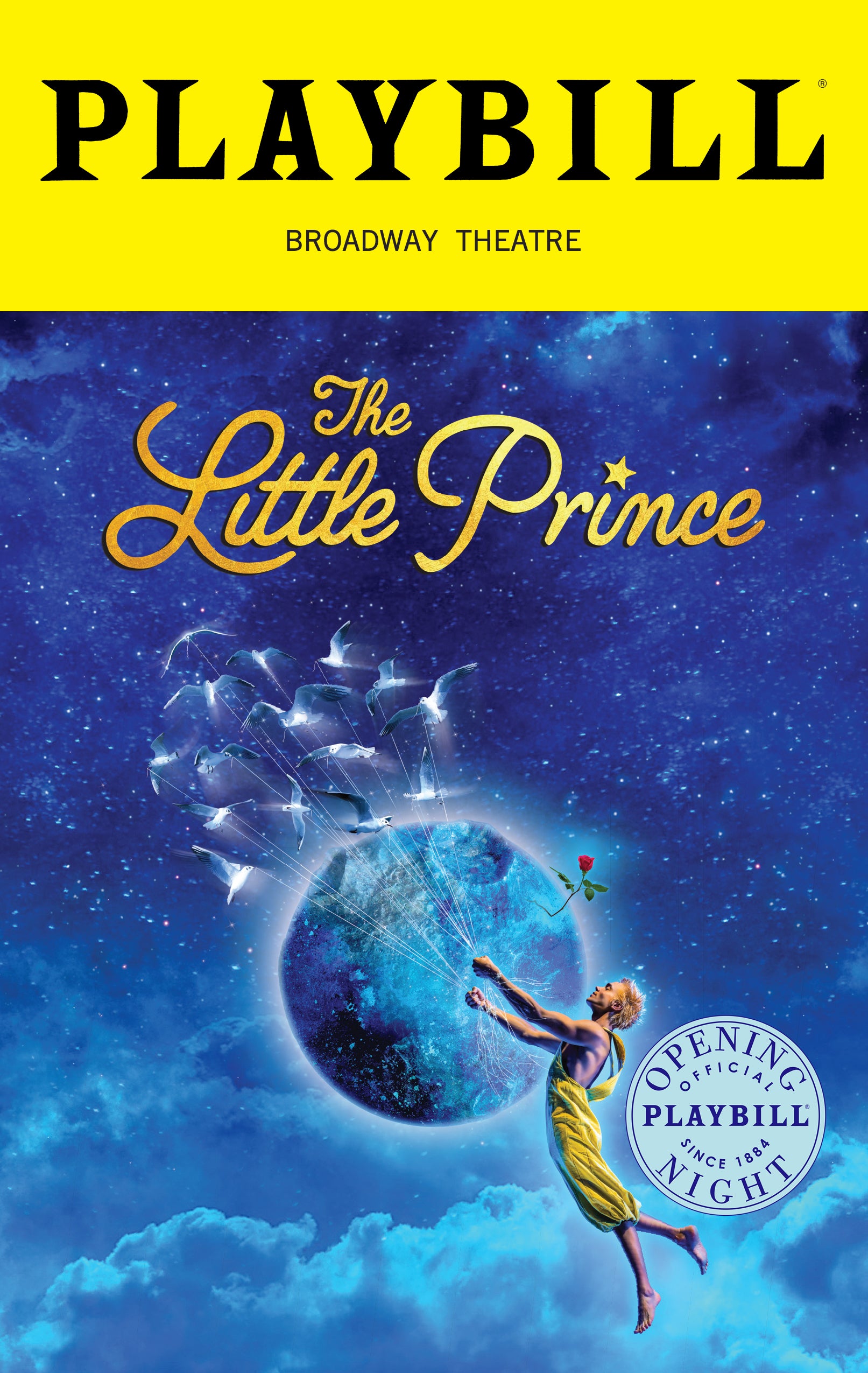 The Little Prince Limited Edition Official Opening Night Playbill