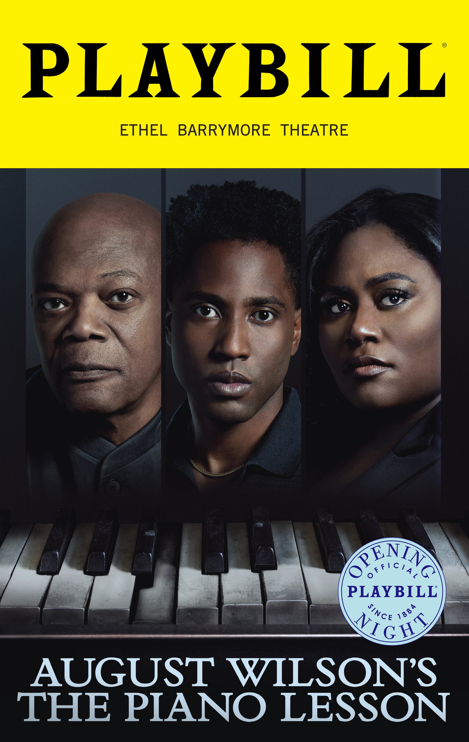 The Piano Lesson Limited Edition Official Opening Night Playbill