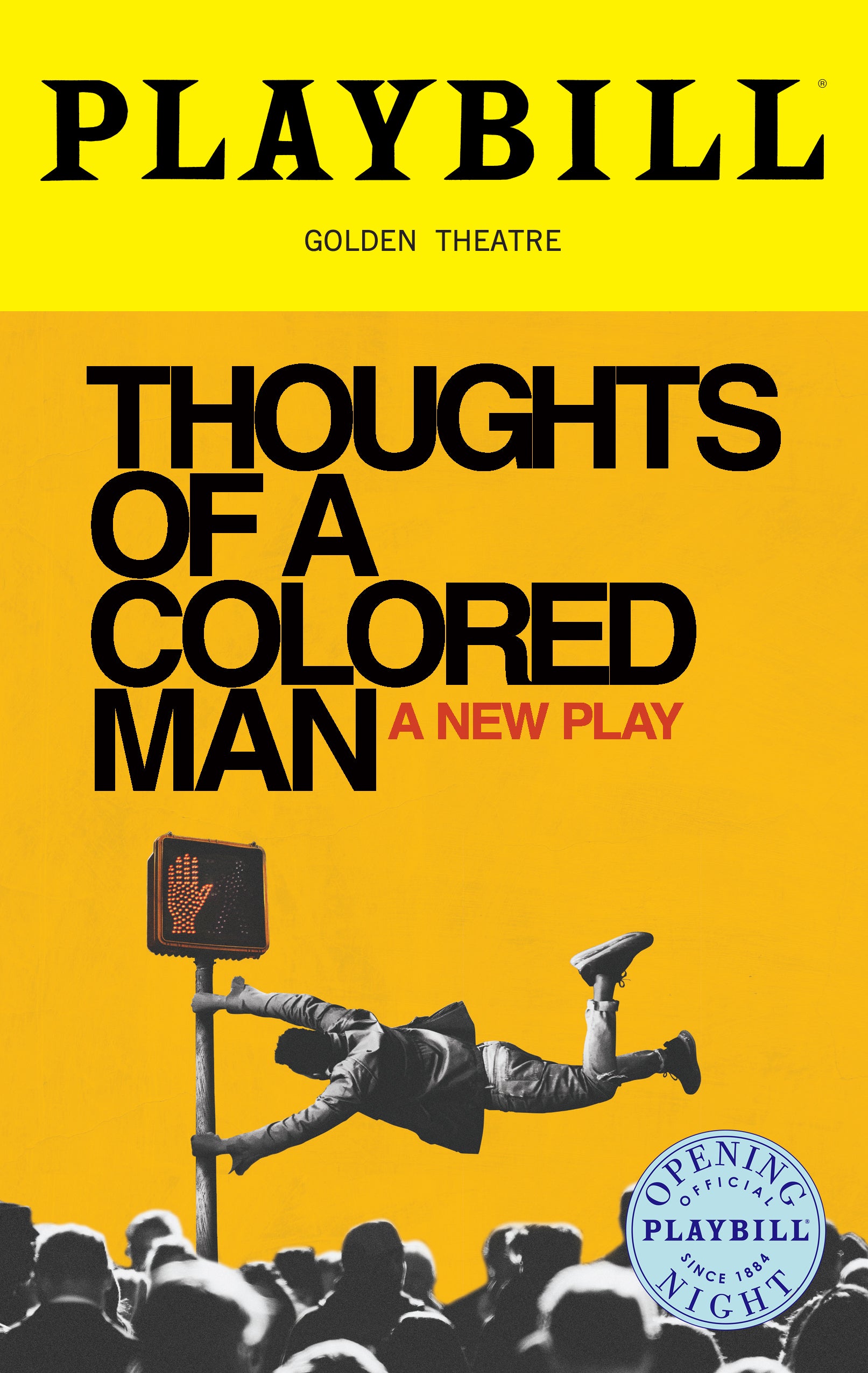 Thoughts of a Colored Man Limited Edition Official Opening Night Playbill