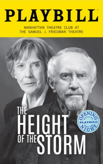 The Height of the Storm Limited Edition Official Opening Night Playbill