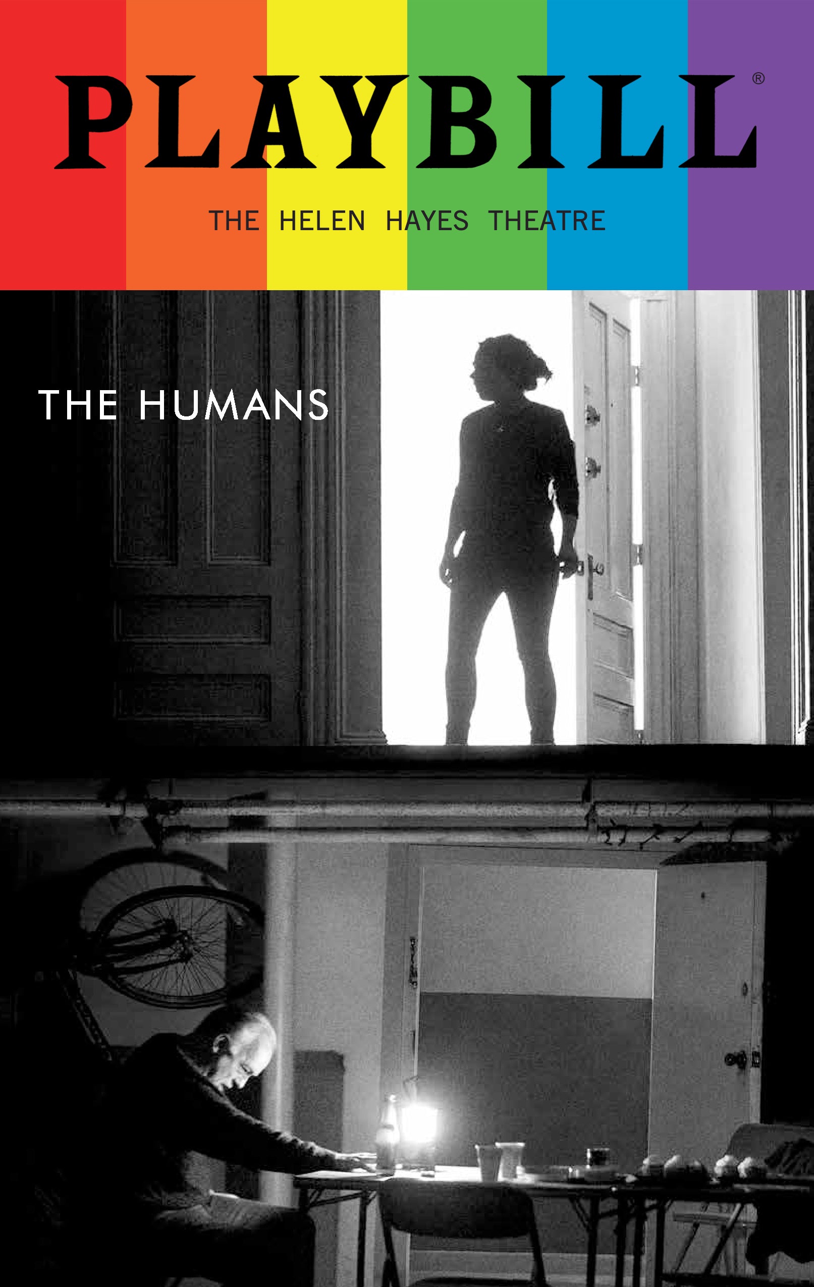 The Humans - June 2016 Playbill with Rainbow Pride Logo