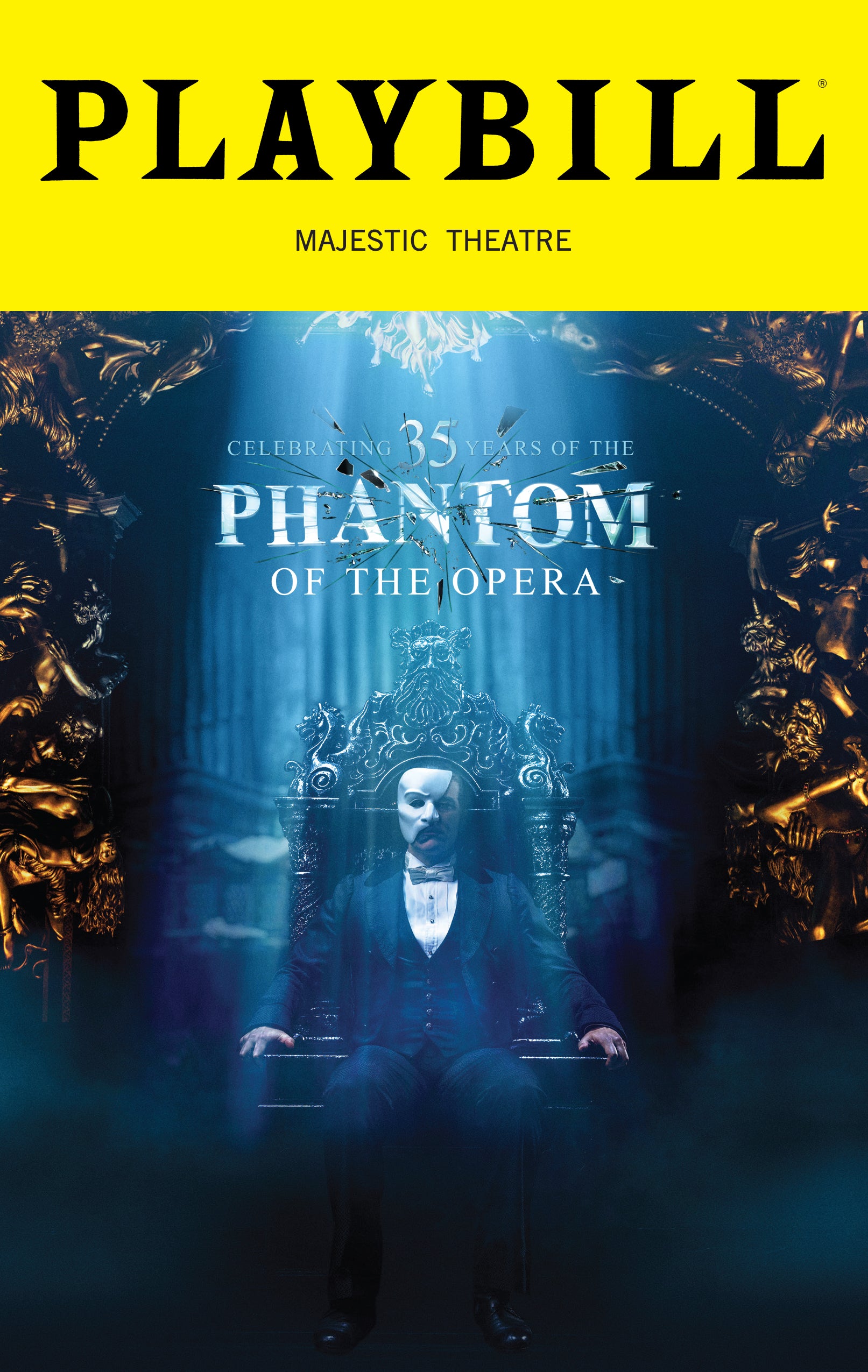 Phantom of the hot Opera Playbill 35th anniversary