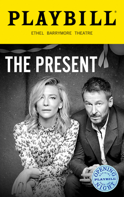 The Present Limited Edition Official Opening Night Playbill