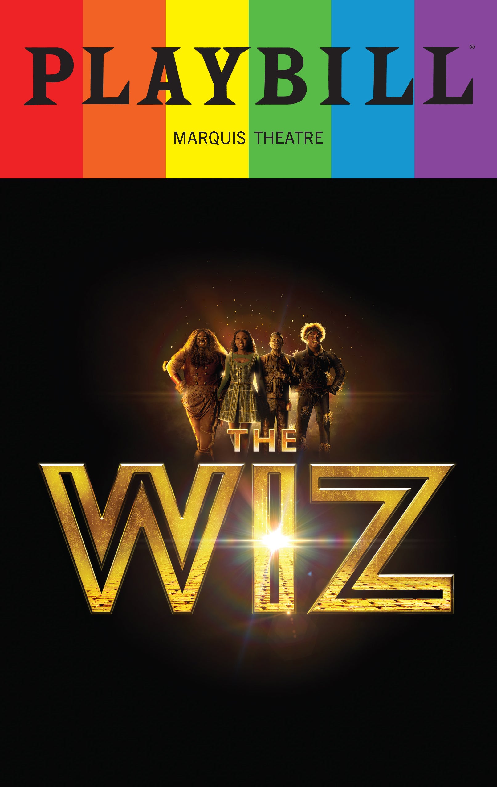The Wiz 2024 Revival Playbill with Limited Edition Rainbow Pride Logo