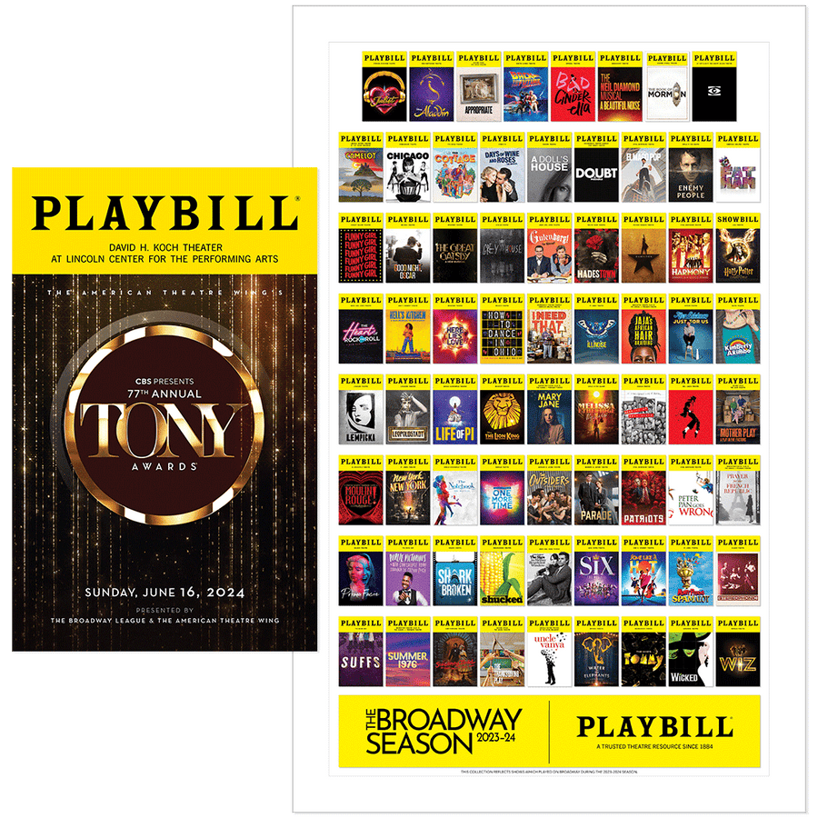 PLAYBILL TONY AWARDS PLAYBILL & SEASON POSTER COMBO