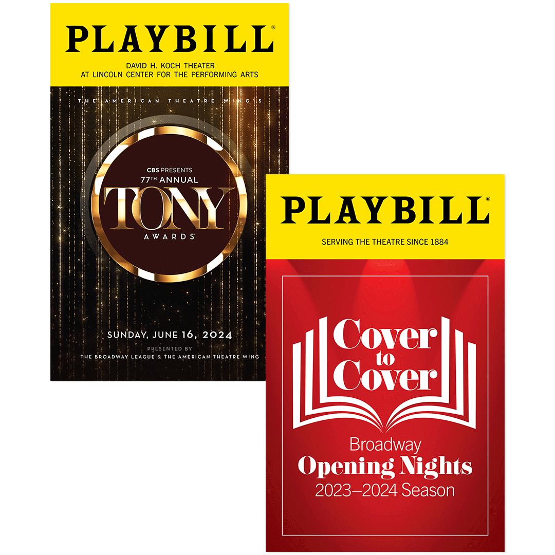 2024 Tony Award Playbill and Cover to Cover Combo